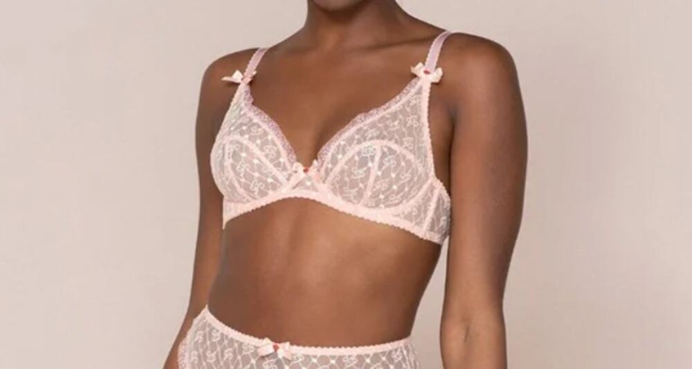 L'Agent by Agent Provocateur. Cateline Non-Padded Plunge Bra 34C
